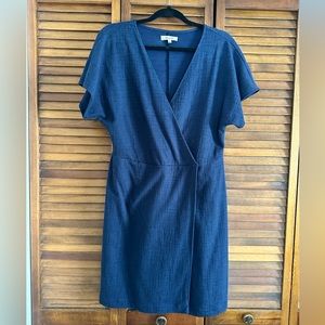 Madewell Faux Wrap Mini Dress